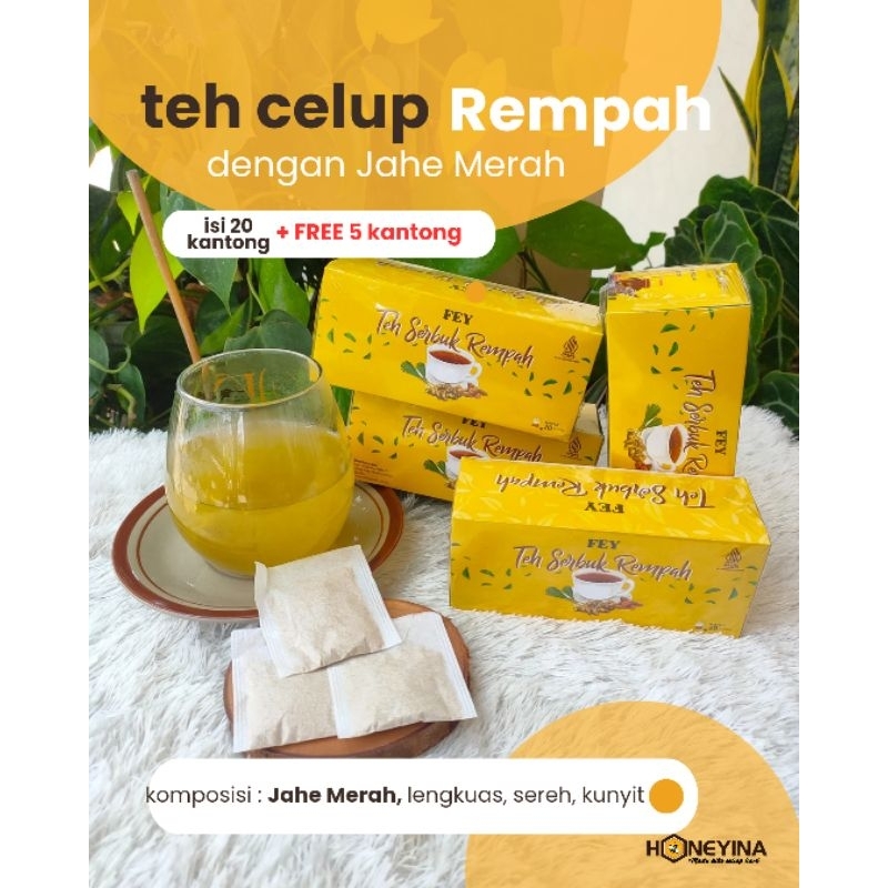 

Teh Celup Rempah 20 + FREE 5 (Ramuan Cinta Ramcin inspired by JSR) Bantu Turun BB, Promil