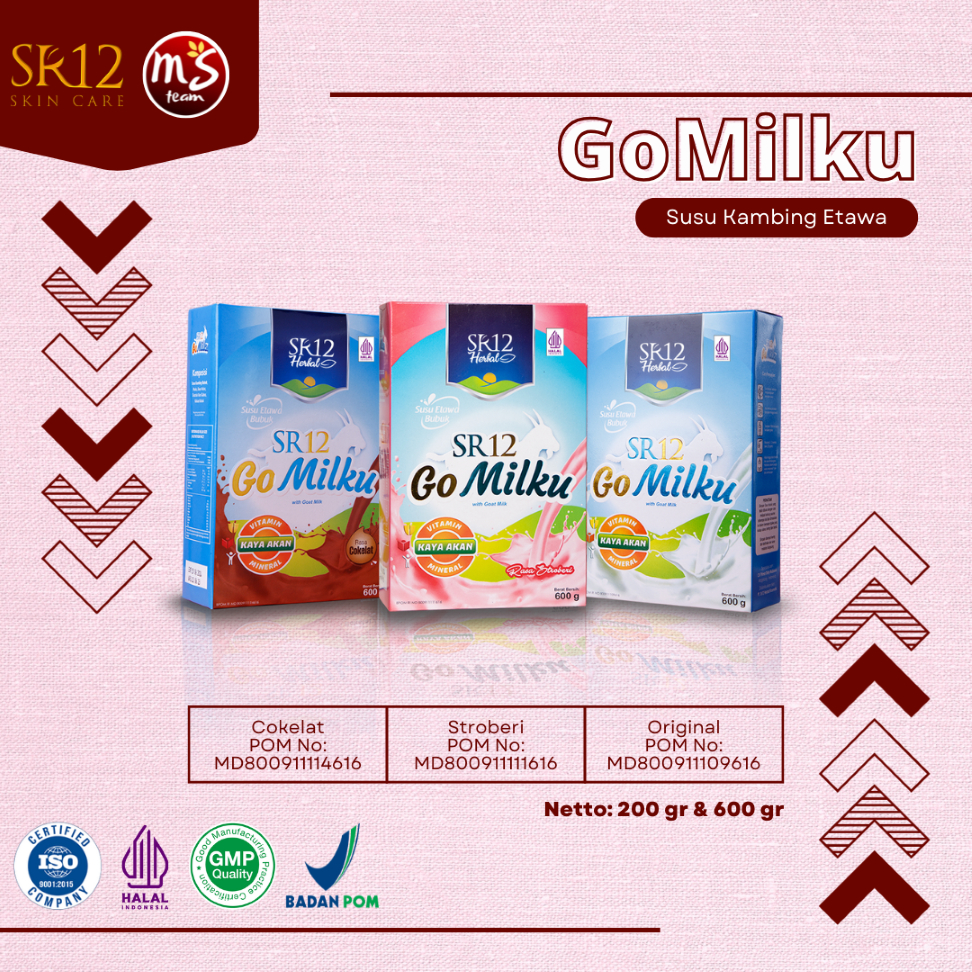 

GOMILKU ORIGINAL GO MILKU SR12 TANPA PEMANIS BUATAN AMAN DAN SEHAT UNTUK KELUARGA MENGATASI SAKIT LAMBUNG MENAMBAH NAFSU MAKAN