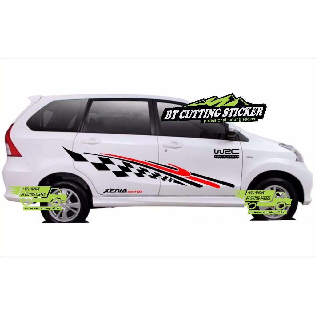 stiker sticker mobil xenia daihatsu keren terbaru cutting stiker xenia daihatsu