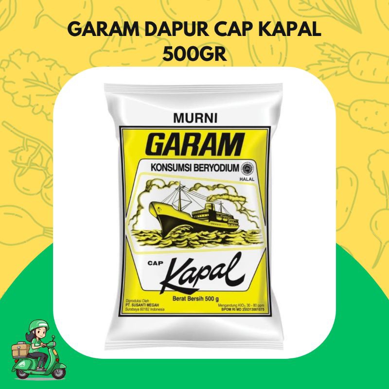 

garam kapal kemasan 500 gram termurah