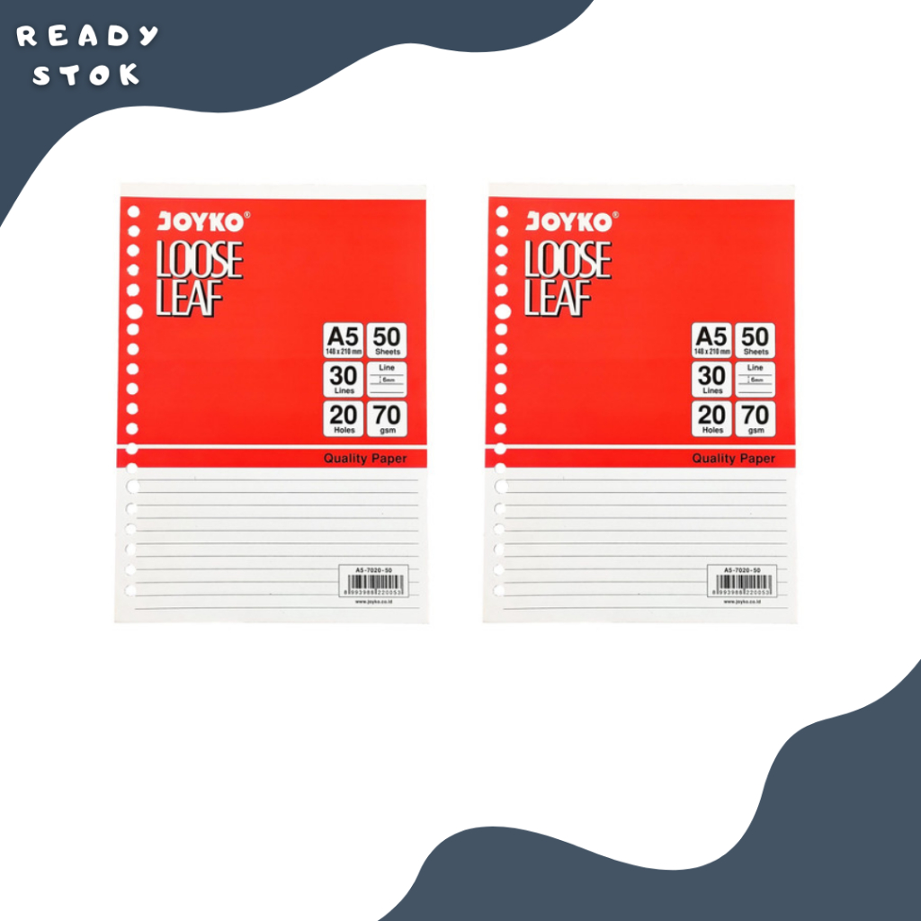 

LOOSE LEAF / REFILL BINDER A5 7020 50 (PACK)