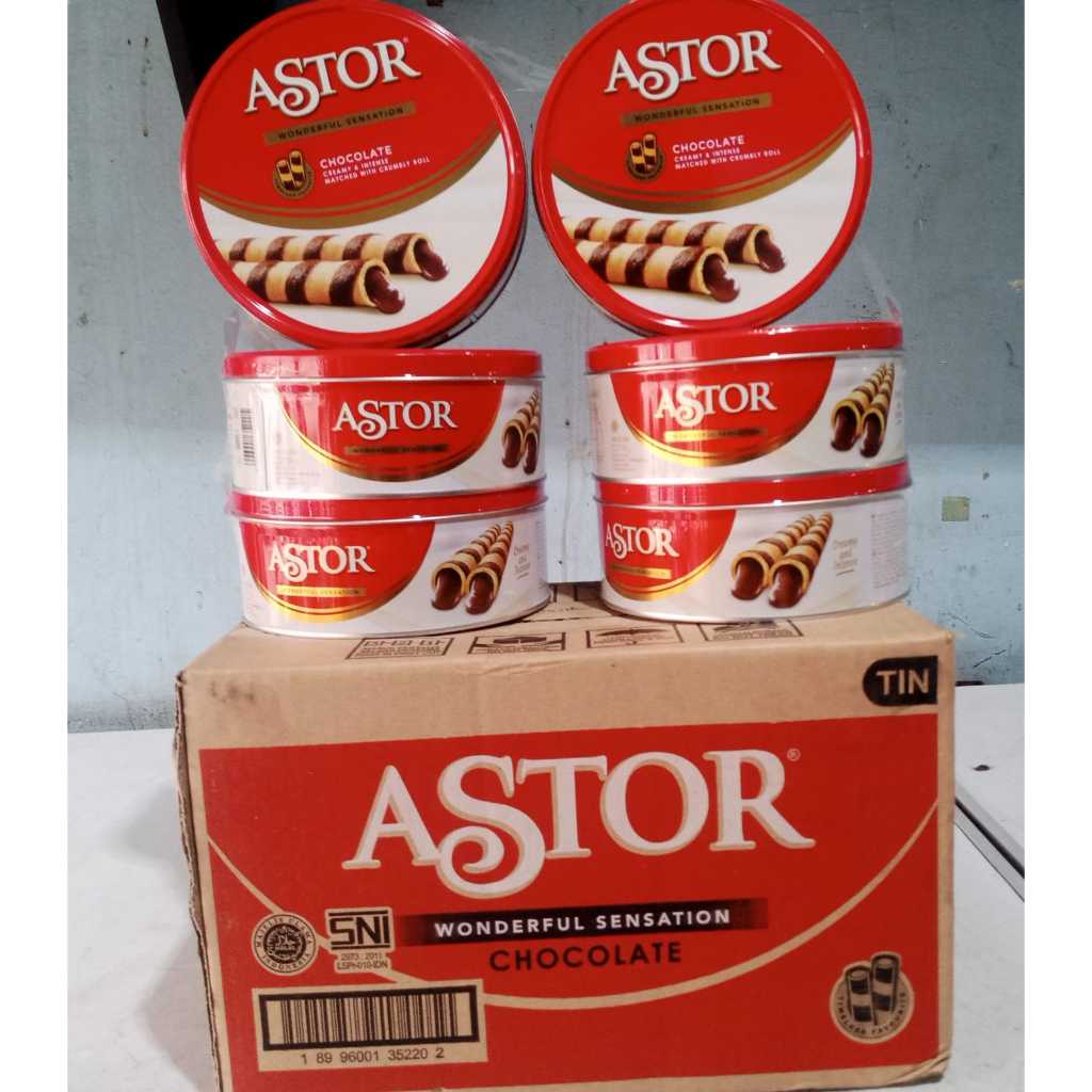 

[ DUSSAN ] Astor Merah bulat 156gr isi 6 kaleng