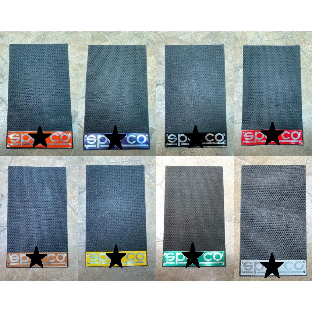 1 PASANG Karpet Karet Lumpur/ Mud Guard Roda Belakang Mobil Truck Universal MODEL 1 warna PRODUK BAR