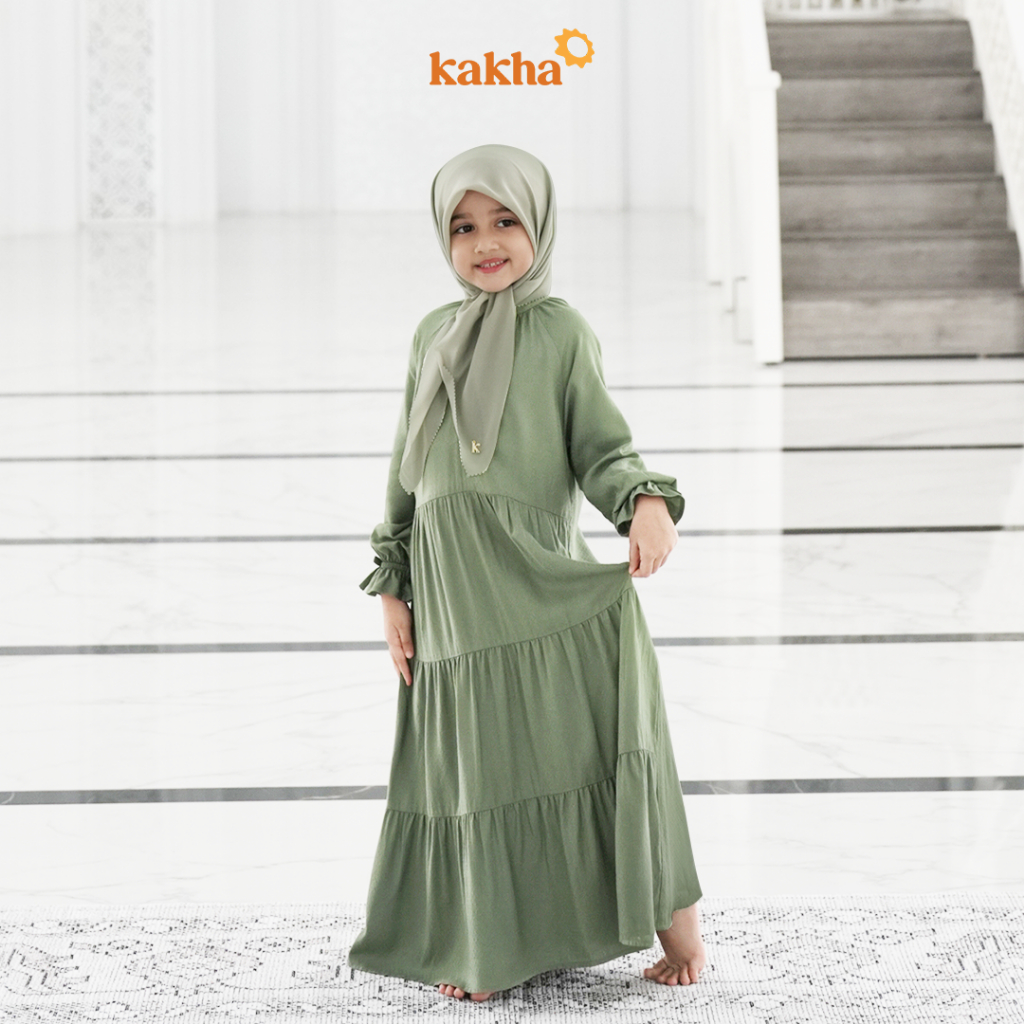 Kakha x Alyssa Soebandono - Sarimbit Keluarga Mahakam (B) / Baju couple keluarga / Sarimbit Keluarga / Baju muslim couple-Gamis Anak