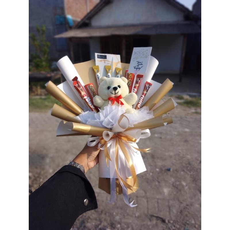 BUKET BONEKA DAN JAJAN/BUKET JAJAN/BUKET BONEKA CANTIK