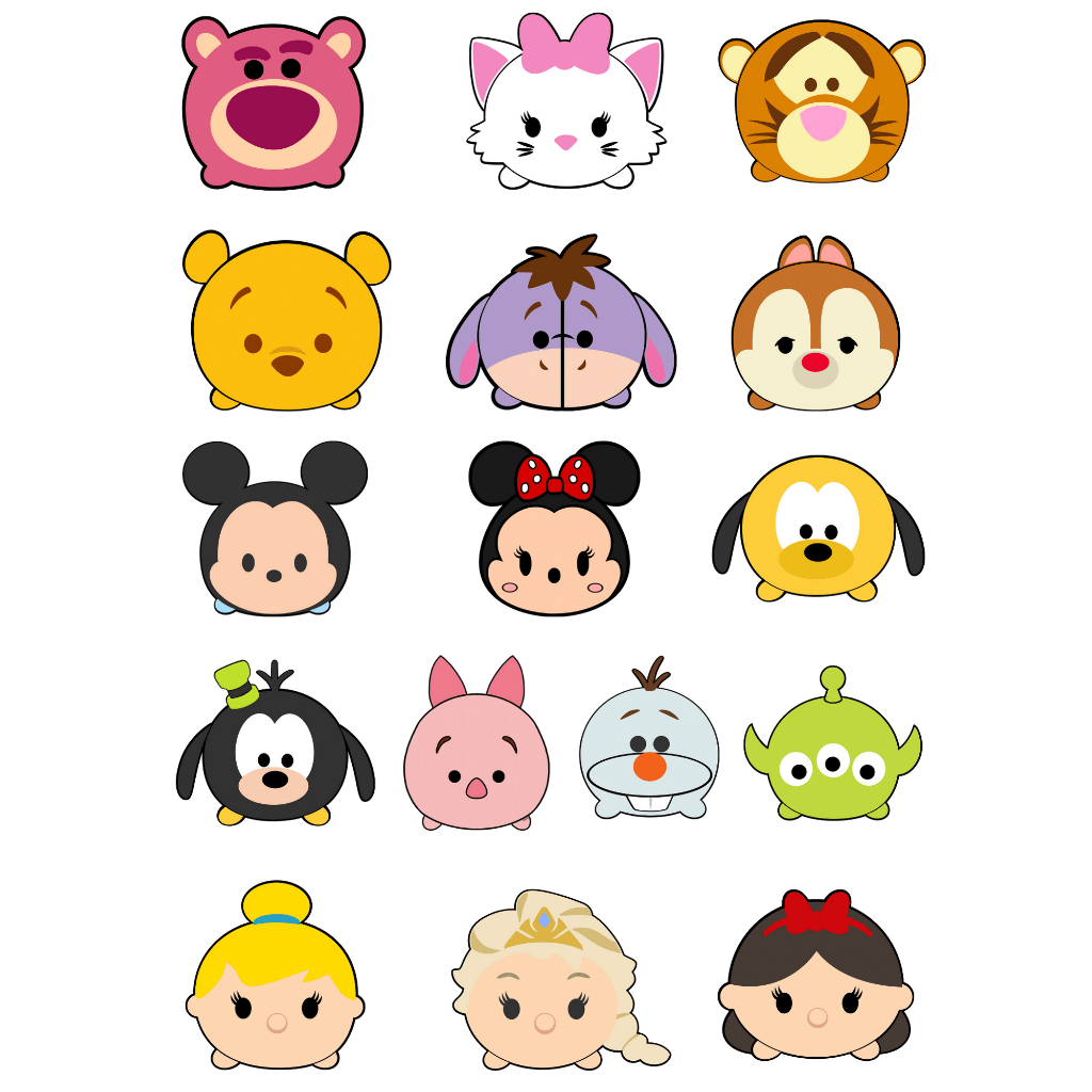 

Stiker Tsum Tsum STIKER TUMBLER HP | STIKER LAPTOP UV PRINT DECAL KERING