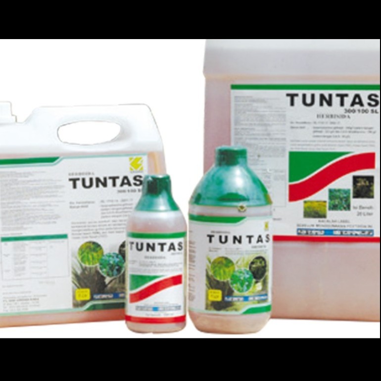 Tuntas 5 Ltr Glifosat DMA herbisida kontak racun gulma rumput liar