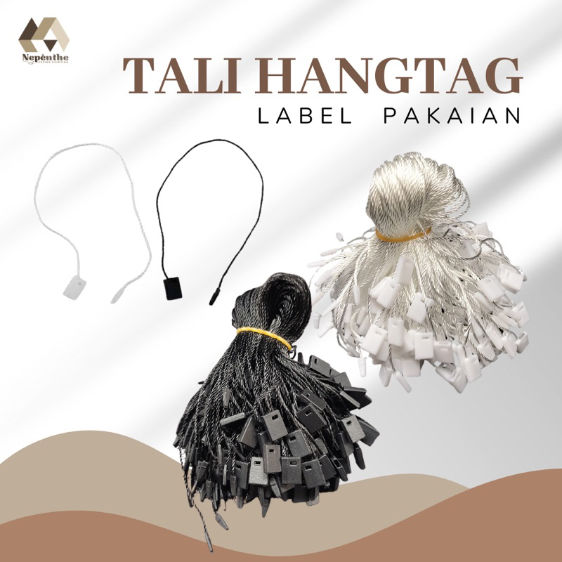 

Tali Hang Tag Nylon/Hang Tag Rope/Tali Label Pakaian