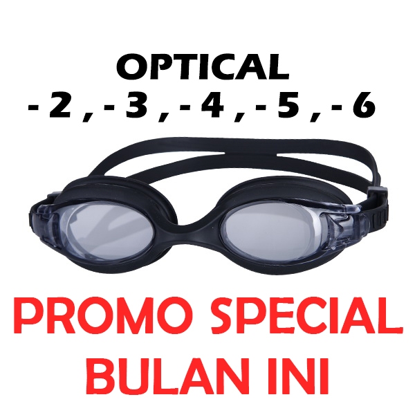 Promo Spesial Whiz Kacamata Renang Optical WKC-3001 Black
