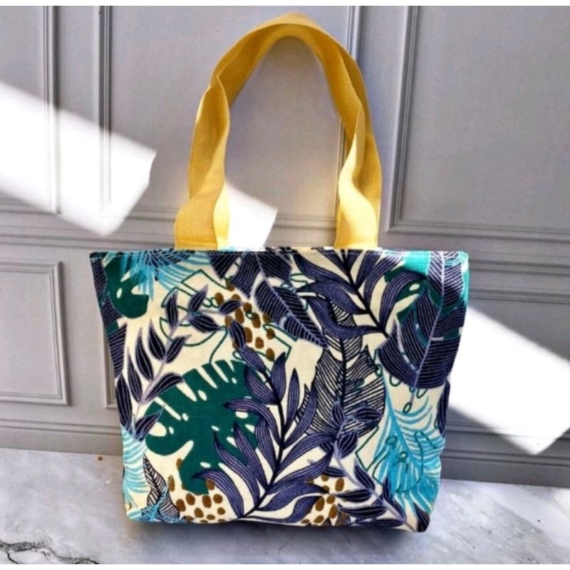 TAS MINI TRAVEL (T31) TAS BONTOT POUCH KANVAS TWILL KOSMETIK