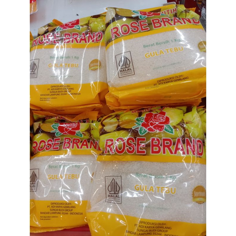 

gula pasir kemasan Rosebrand 1 kg
