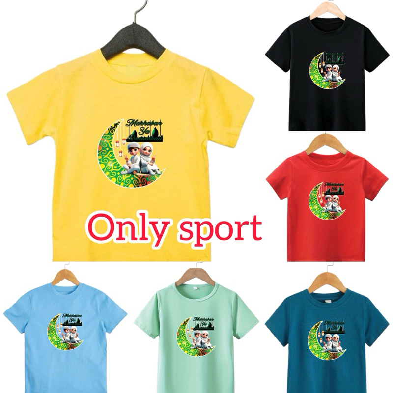 KAOS BOLA ANAK RAMADHAN IDUL FITRI UMUR 1-10 TAHUN