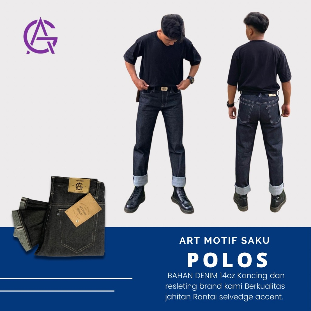 DENIM SELVEDGE/SELVEDGE DENIM ACCENT 15 OZ/KONVEKSI SELVEDGE/JEANS DENIM SELVEDGE/DENIM/CELANA DENIM