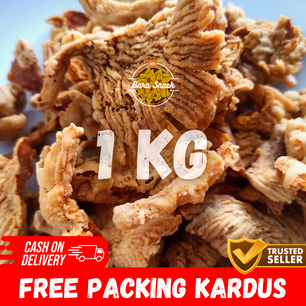 

[ 1KG ] Keripik Jamur Gurih Cap RBK Premium / Kripik Jamur Crispy / Camilan Snack Kiloan Murah -K