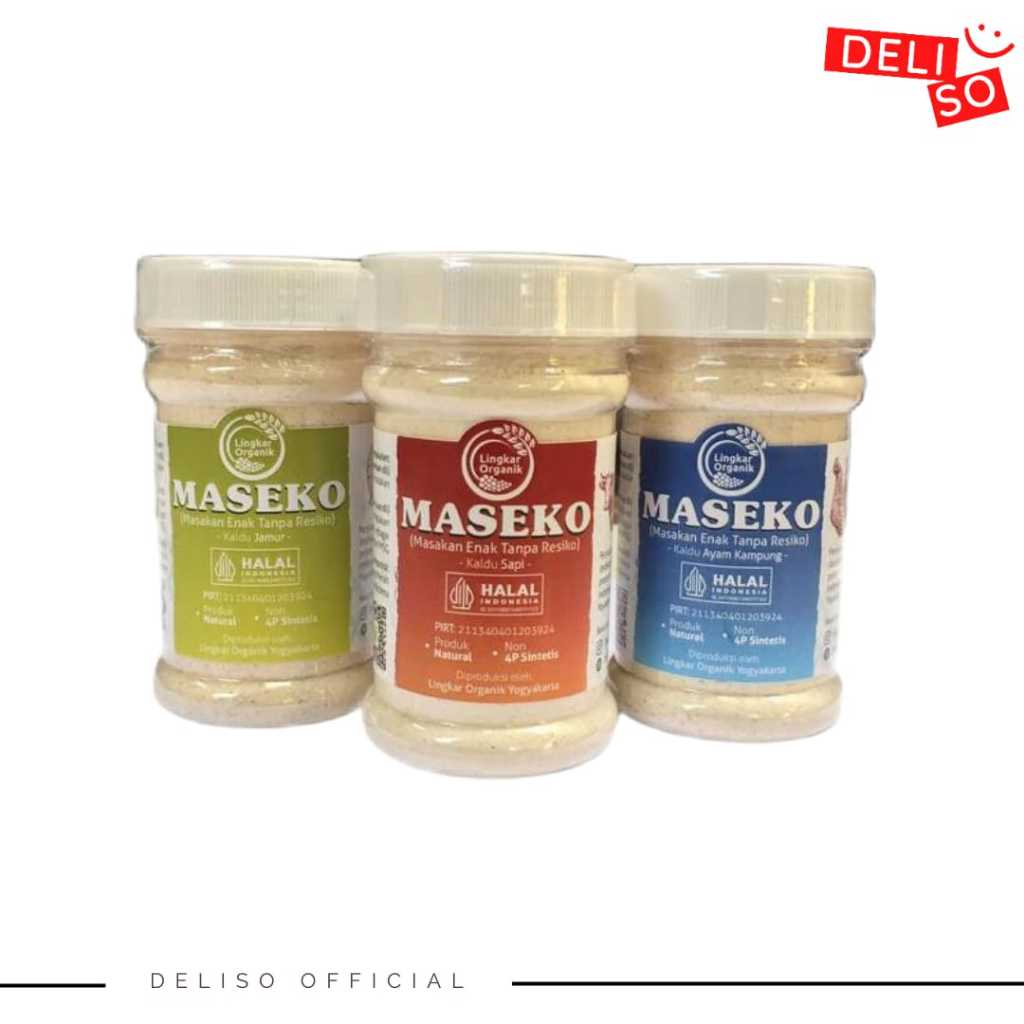 

Lingkar Organik Kaldu Maseko Penyedap Rasa NO MSG 7bln+
