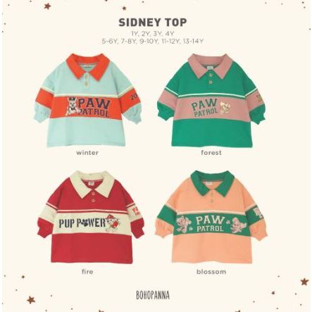 BOHOPANNA - BOHOPANNA X PAW PATROL - SIDNEY TOP - Atasan Anak