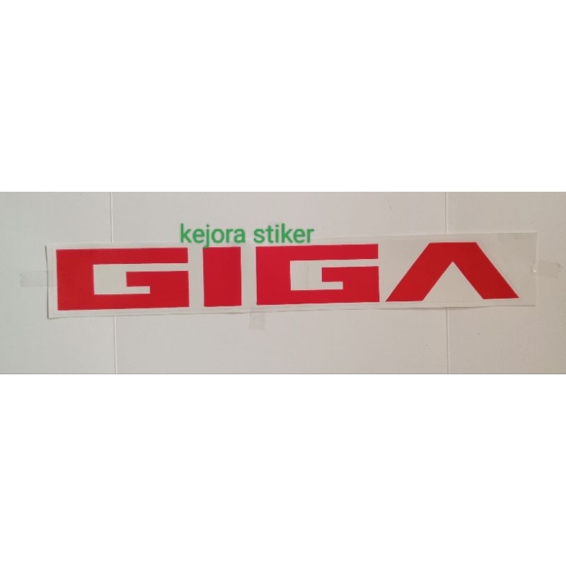 

Stiker tulisan GIGA