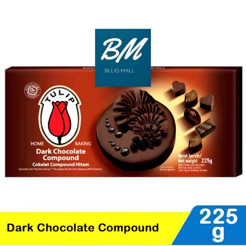 

Tulip Dark Chocolate Compound 225 gr