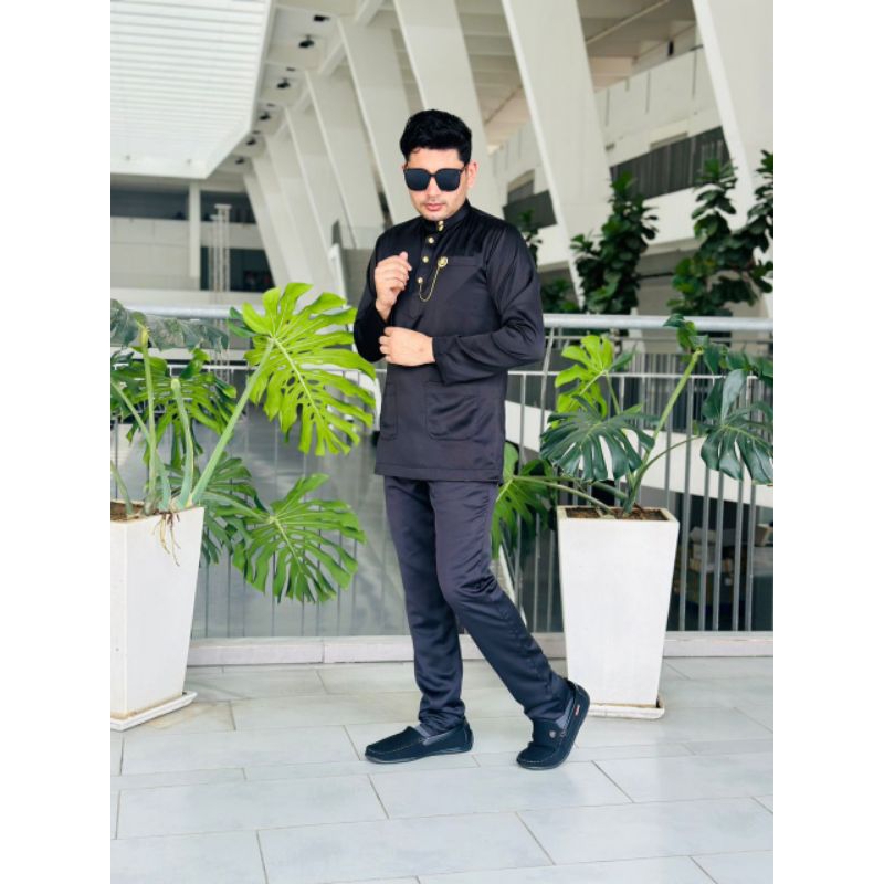 BAJU MELAYU LAKI-LAKI DEWASA IMPORT MALAYSIA ONE SET BAJU KURUNG MELAYU PRIA