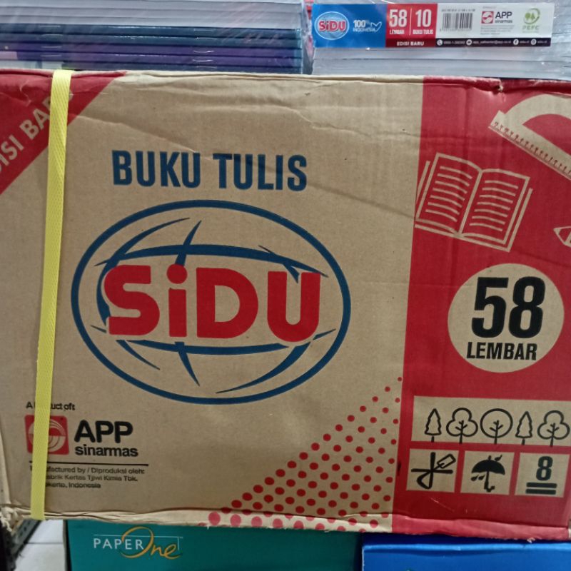 

BUKU TULIS SIDU 58 lembut isi 24 pack / dus