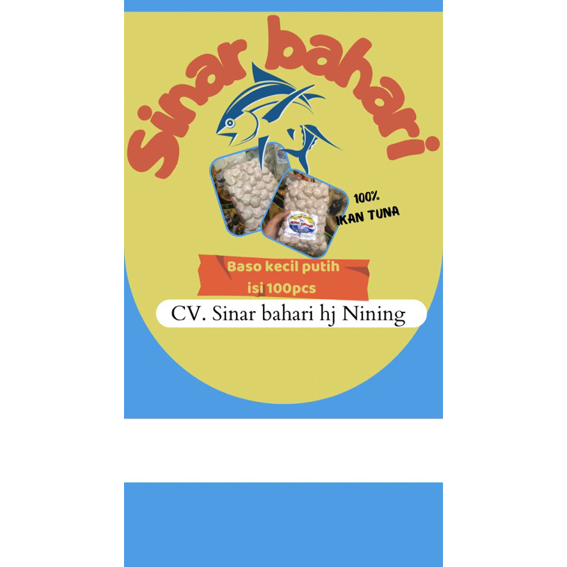 

baso ikan sinar bahari uk kecil isi 100 pcs