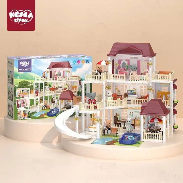 Koala Town House Luxury Set Villa FDE67350 Mainan Rumah Boneka Super