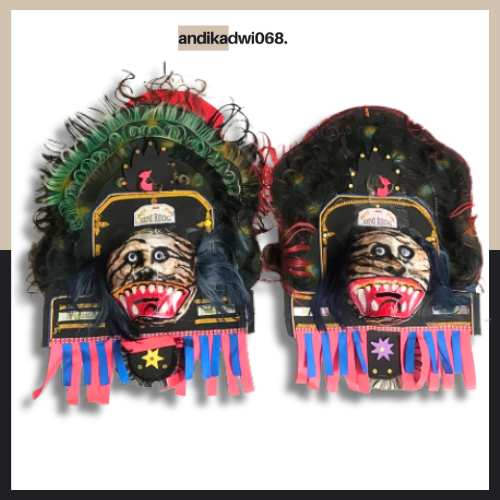 [TERBARU] TOPENG REOG BULU BESAR RANDOM / TOPENG REOG PONOROGO ANAK / TOPENG DADAK MERAK / TOPENG SP