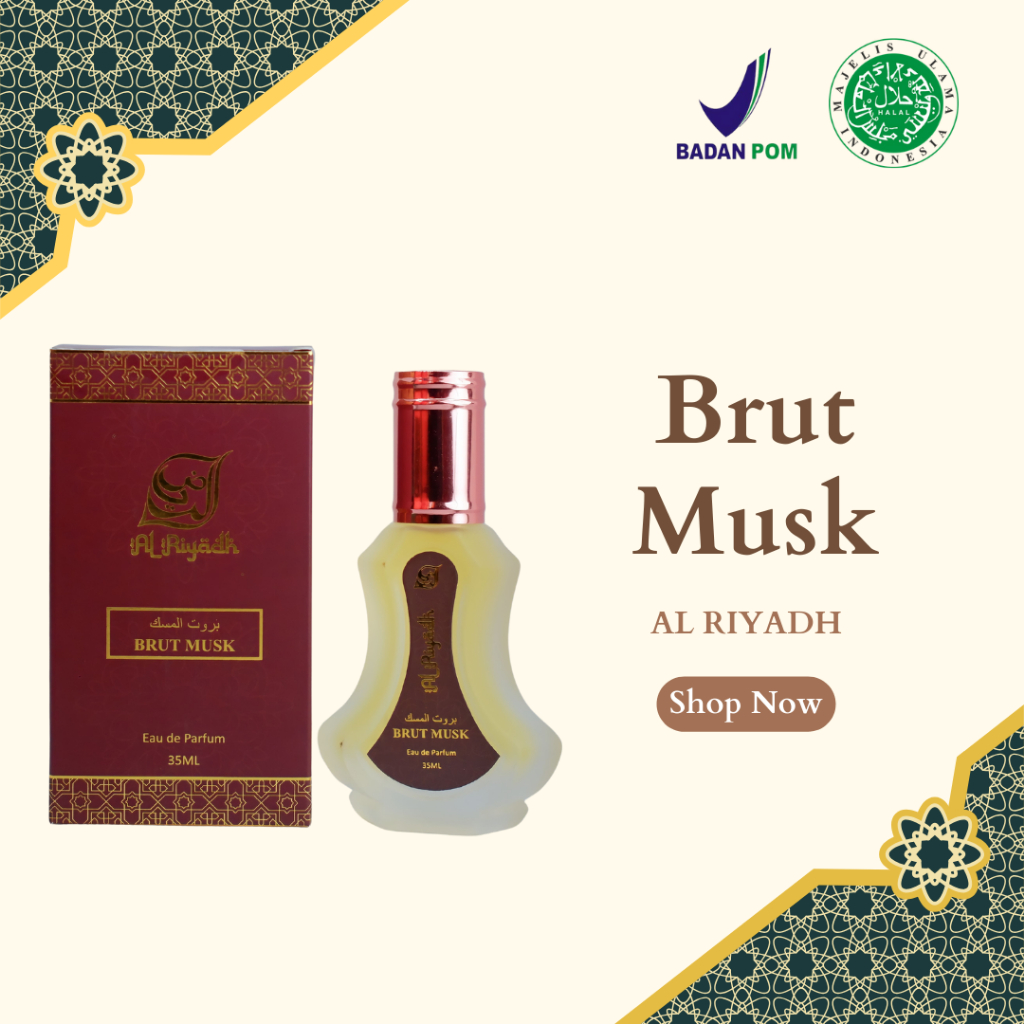 Parfum Al Riyadh Brut Musk | Brut Musk | Parfum Arabian | Parfum EDP | Parfum Tahan Lama | 35 ML