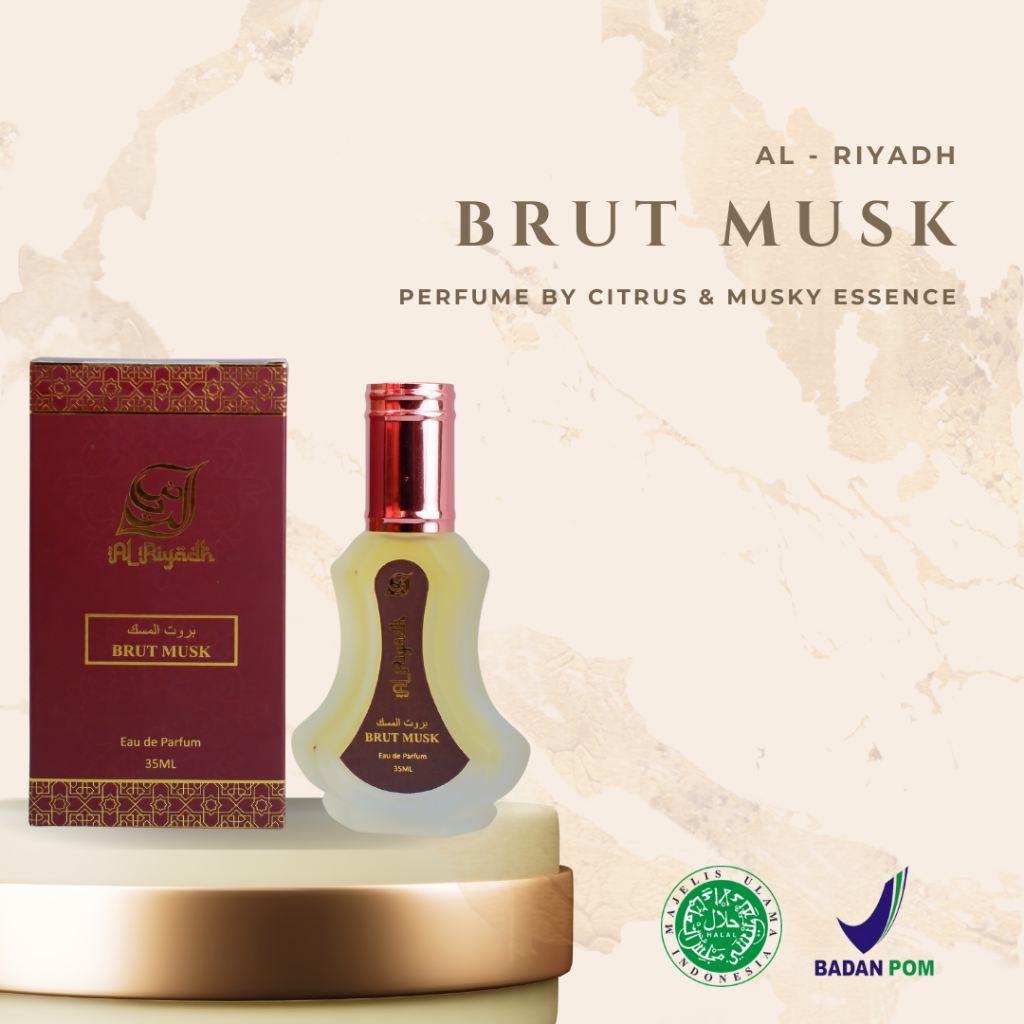 Parfum Al Riyadh Brut Musk | Brut Musk | Parfum Arabian | Parfum EDP | Parfum Tahan Lama | 35 ML