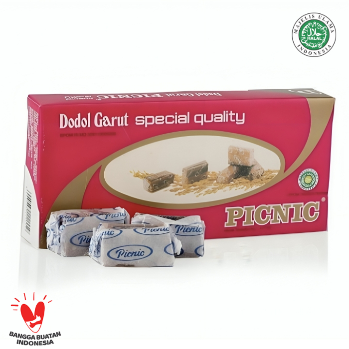 

Dodol Garut Picnic Aneka Rasa Original 250gr Klasik Legendaris Oleh Oleh Khas Garut