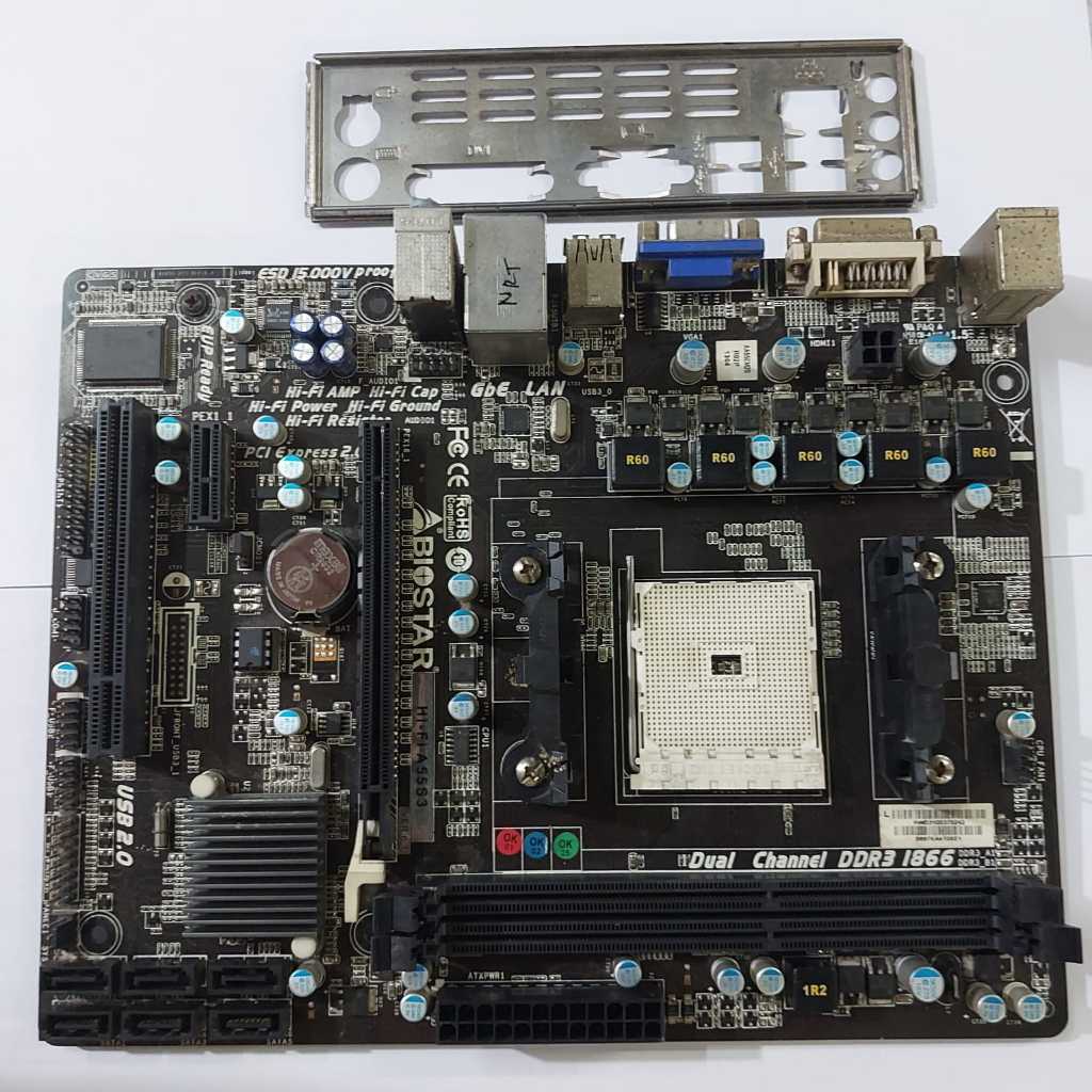 mainboard amd fm2 biostar hifi a55s3