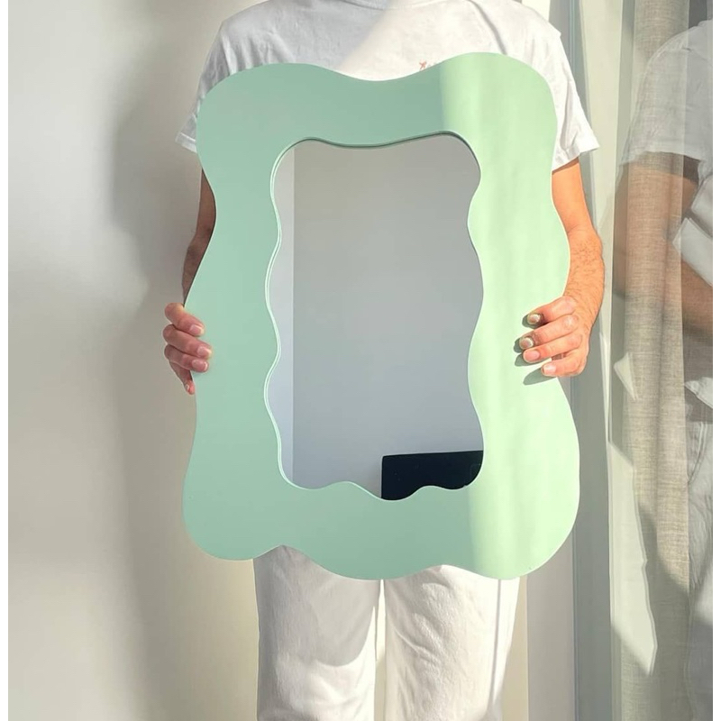 kaca dinding standing mirror cermin aesthetic custom kaca vintage cermin souvenir mirror foam kaca r