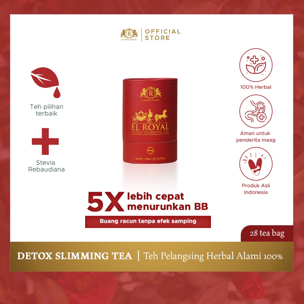 

Mall El Royal Detox Slimming Tea Teh Detox 1 Pcs 5X Lebih Cepat Menurunkan BB Solusi Langsing Sekaligus Buang Racun Tanpa Efek Samping serbuuu