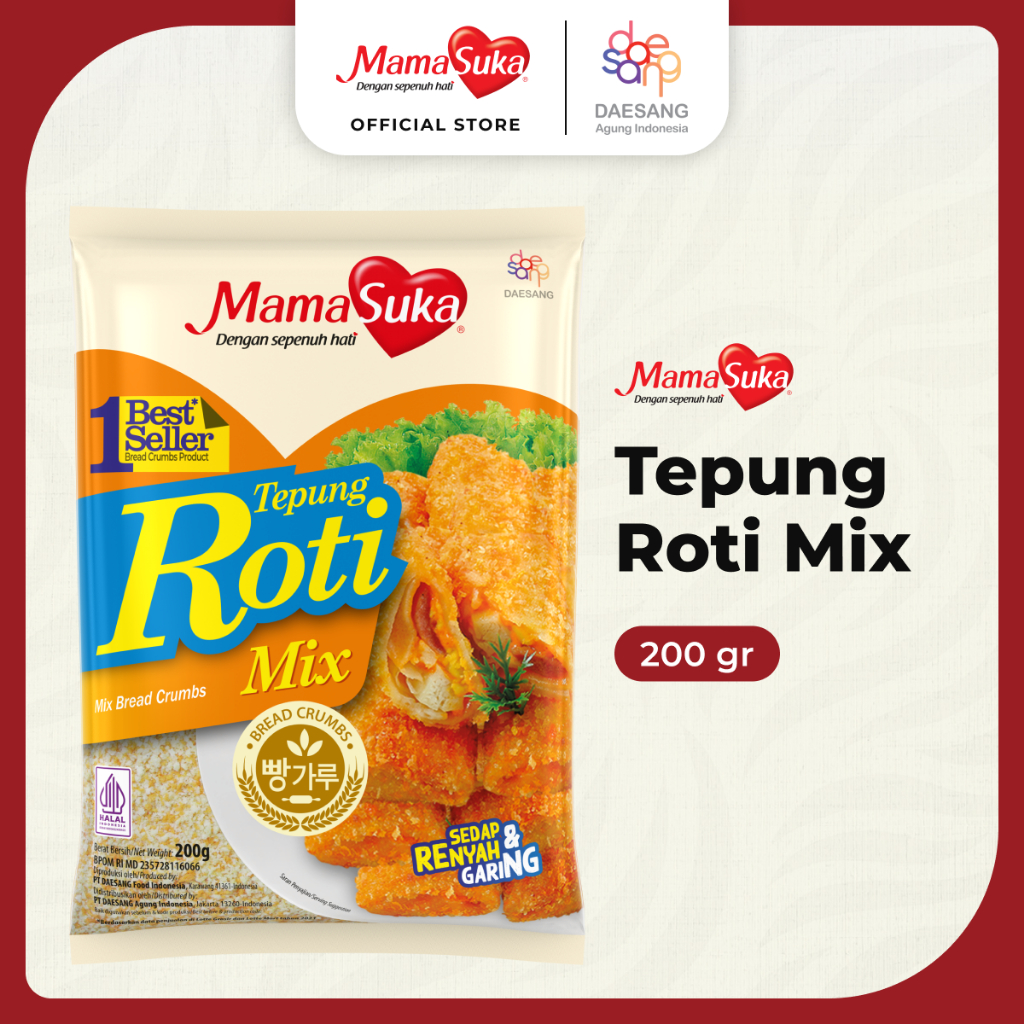 

MamaSuka - Tepung Roti Mix 200 gr