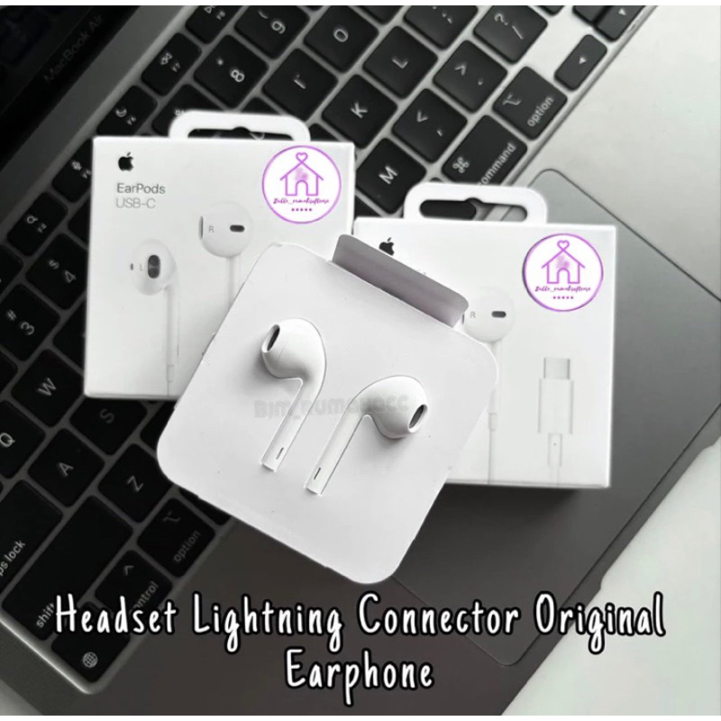 NEW‼️ Earpods Type C Earpods USB TYPE C Handsfree Earphone Type C Headset iphone 15 / 15 Pro / 15Plus / 15 Promax Non Bluetooth Original