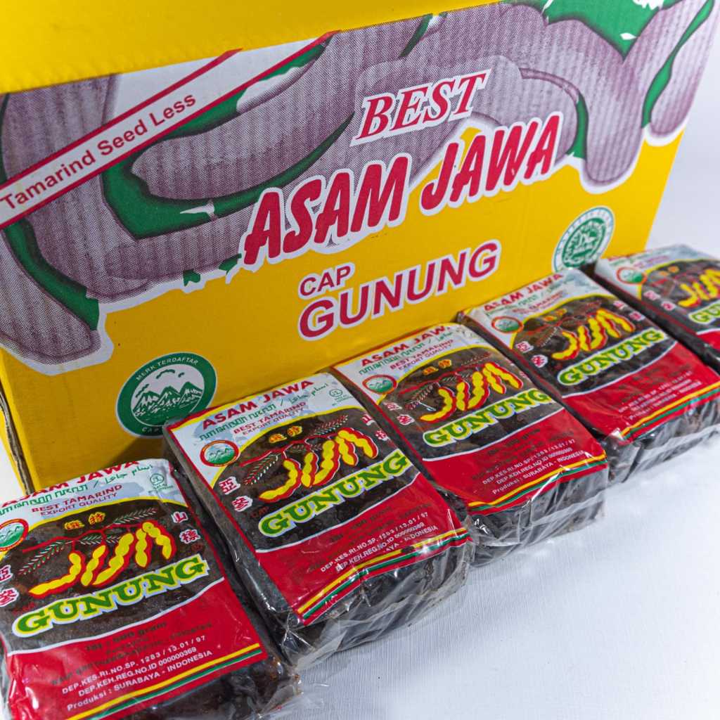 

asam jawa cap gunung 500 gr biji 1 dus