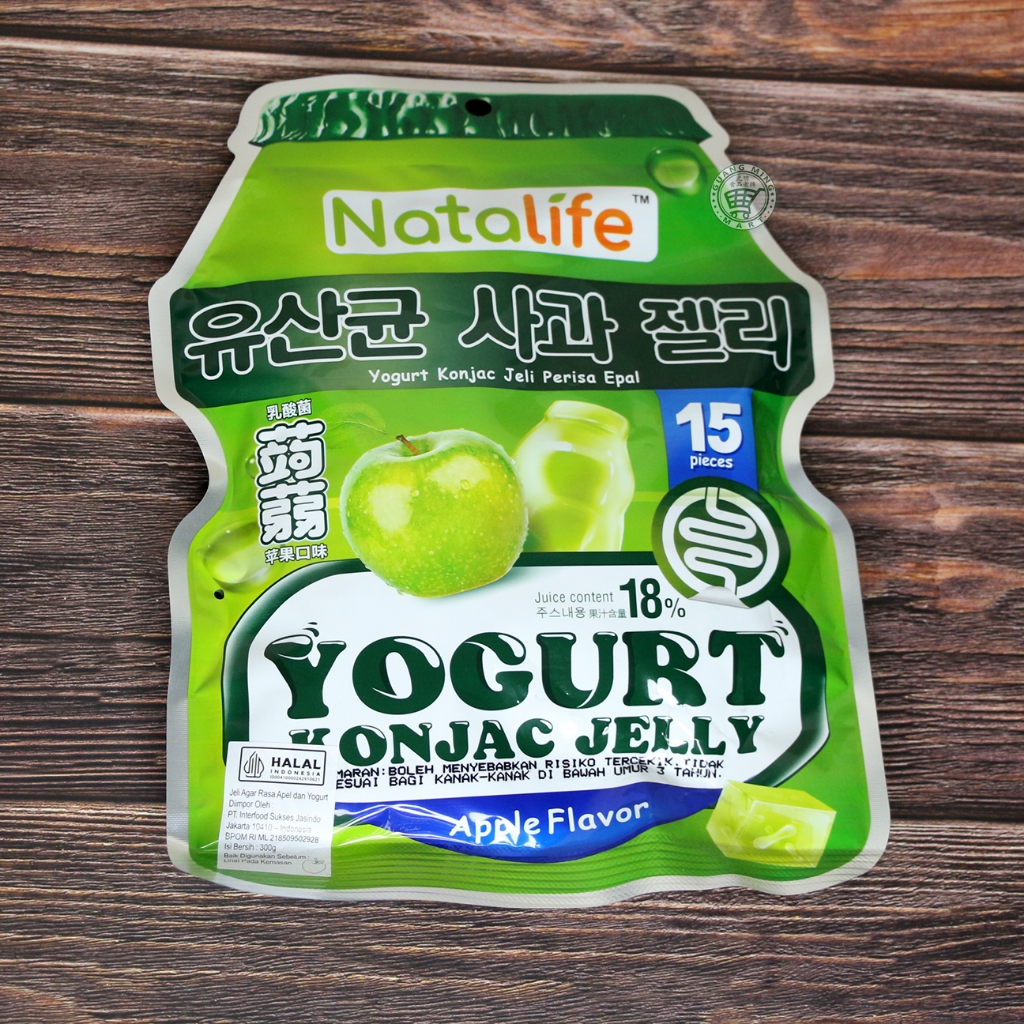 

Natalife Yogurt Konjac Jelly Vegetarian Apple 300gr