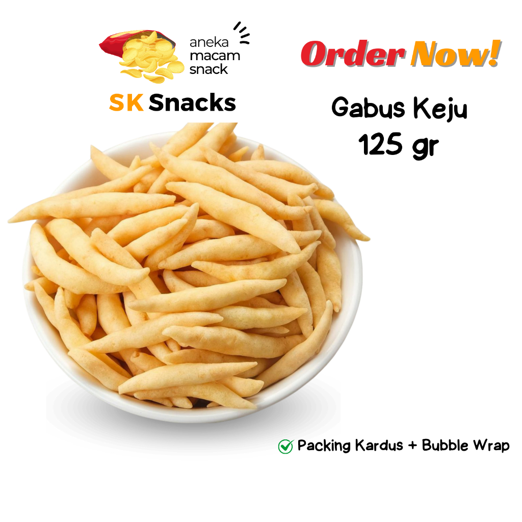 

Gabus Keju 125 gram / Cemilan Murah