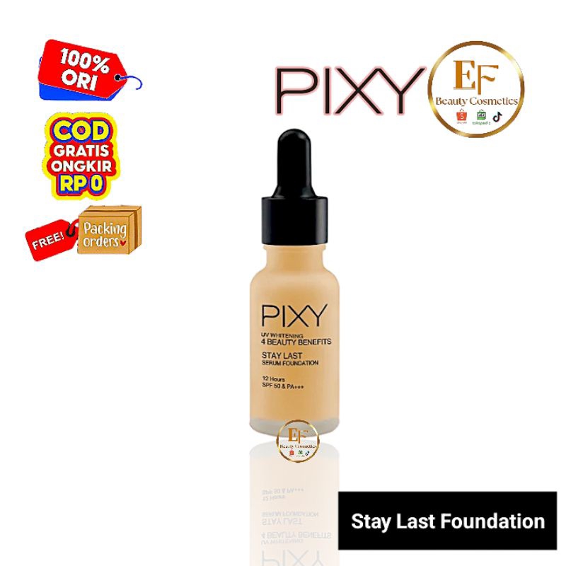 PIXY UV Whitenig Stay Last Serum Foundation 17ml - Foundation Cair