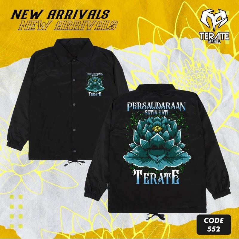 JAKET COACH PSHT BUNGA TERATE