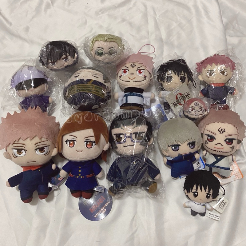 JJK PLUSH GOJO YUUJI MEGUMI NANAMI SUKUNA YUTA YUUTA NOBARA MAKI MERCH OFFICIAL JUJUTSU KAISEN MOCHI