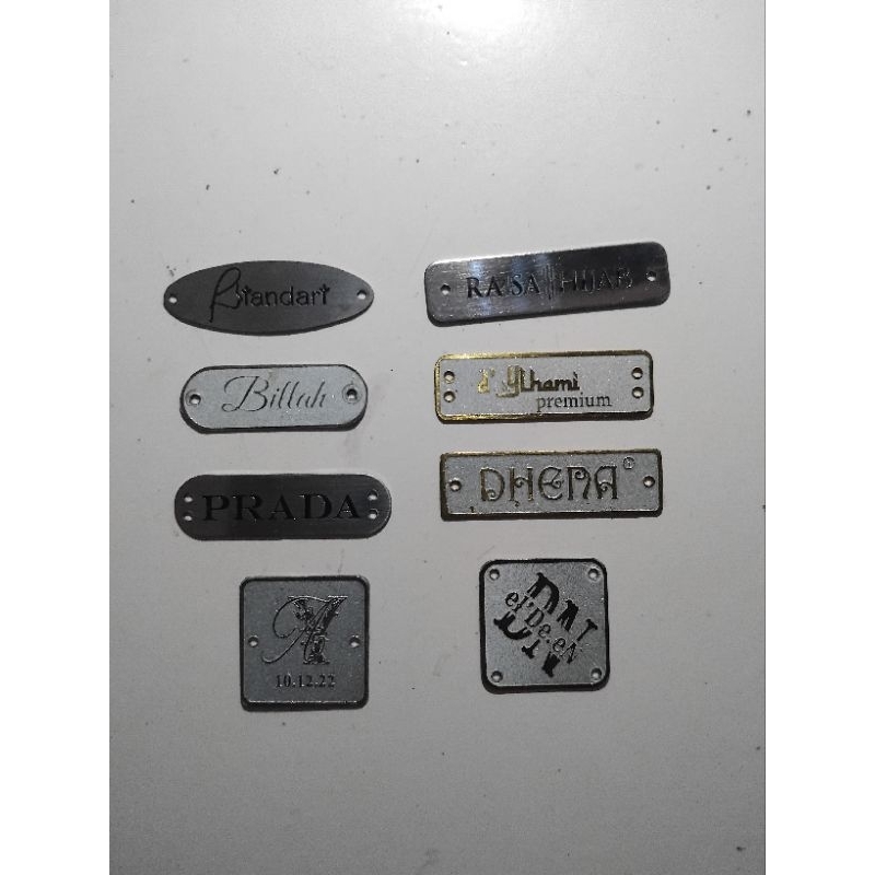 

PLAT BESI PLAT LABEL HIJAB KUNINGAN/STAINLESS