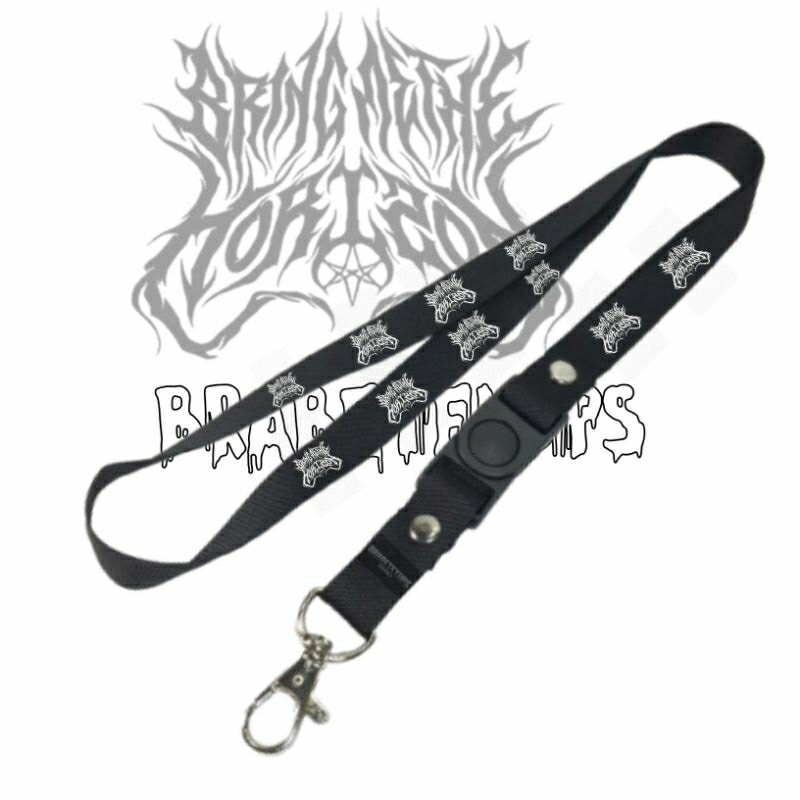 

LANYARD BMTH / BRING ME THE HORIZON / TALI LANYARD ART / LANYARD BAND / GANTUNGAN HANDPHONE NAME TAG KARTU NAMA ID CARD / LANYARD POLOS / LANYARD HITAM