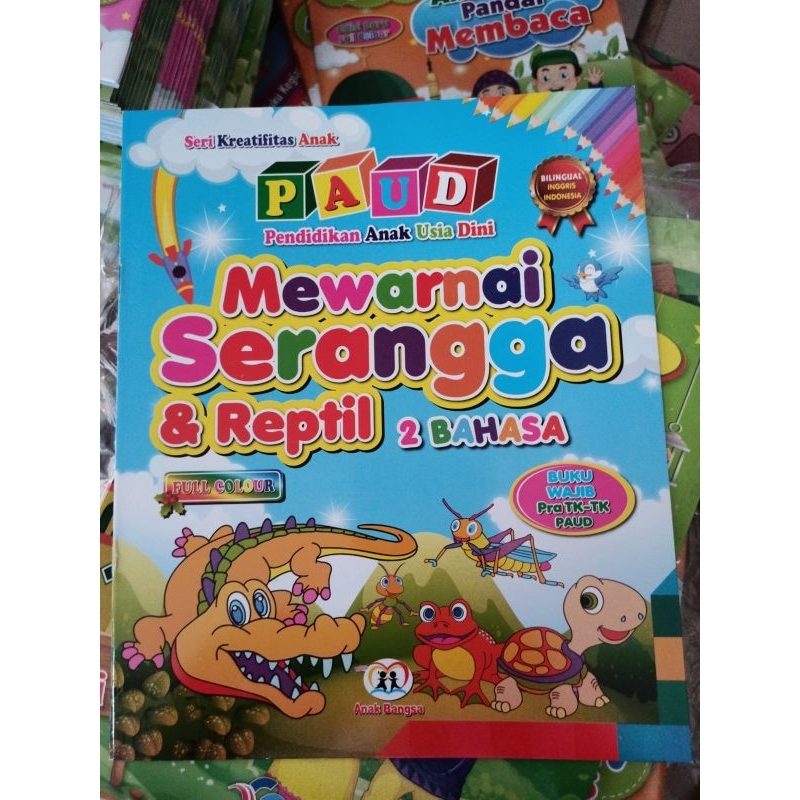 

Paud Mewarnai Serangga & Reptil