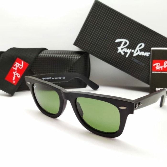 KACAMATA SPORT FASHION PRIA RB WAYFAREL AKSESORIS TERBARU LENSA KACA ANTISILAU