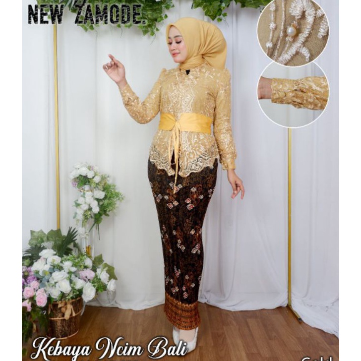 STOK SIAP COD GB  SETELAN KEBAYA MODERN  KEBAYA WISUDA  ATASAN KEBAYA  SET KEBAYA  KEBAYA MURAH  KEB