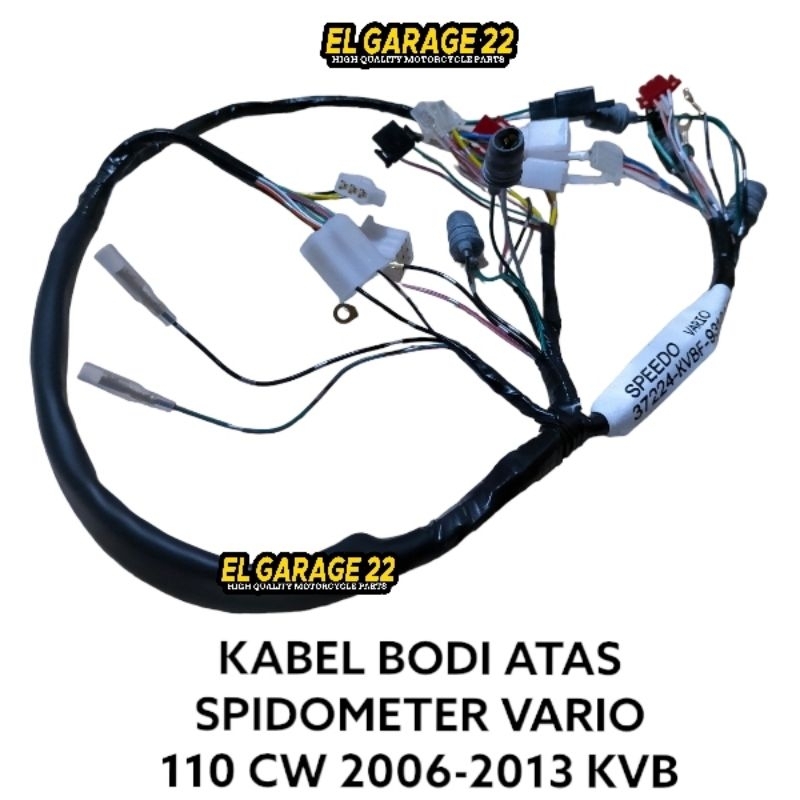 Kabel bodi atas spidometer vario 110 cw KVB 2006-2013/Soket spido set/Soket tombol/soket flasher var