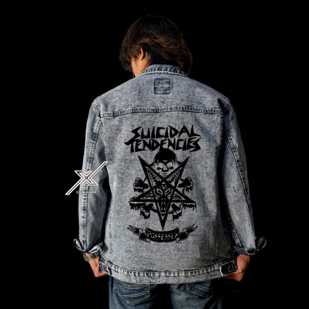 Jaket Jeans Denim SABLON Pria  Dan Wanita SPECIAL EDITION