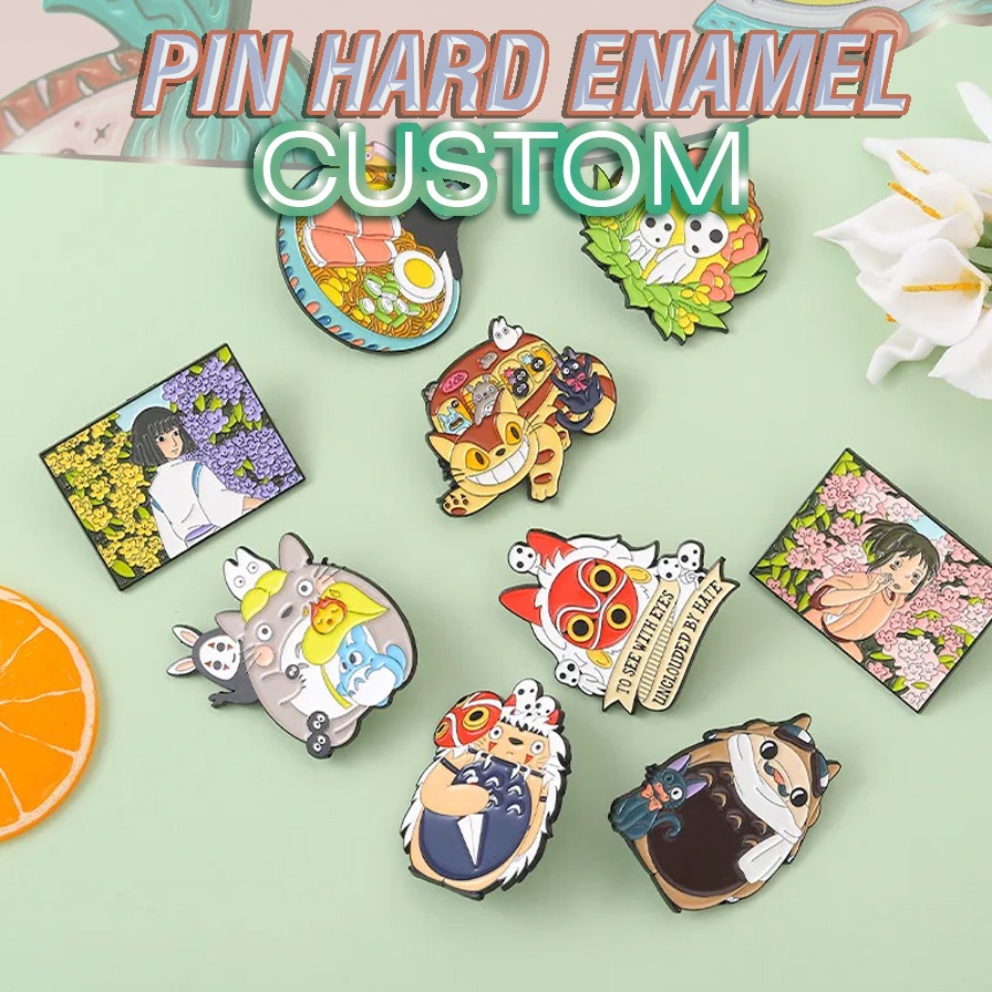 Pin enamel, hard enamel custom. untuk beragam kebutuhan souvenir & pin & aksesoris. Sangat cocok unt