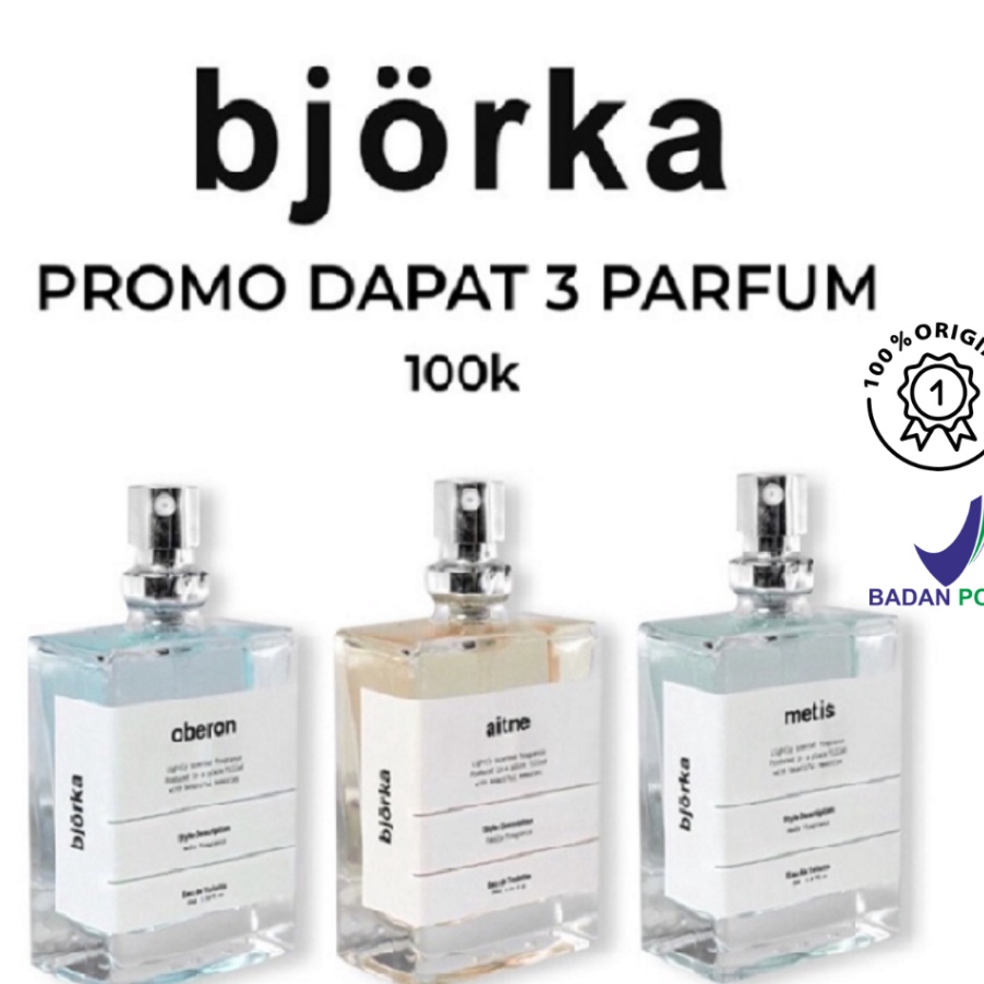 Ready Stok Bjorka Parfum Official Original Pria Wanita Unisex Scandal